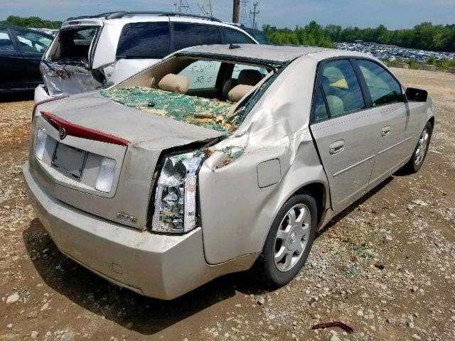 1G6DP577X70125789 - 2007 CADILLAC CTS HI FEA BEIGE photo 4