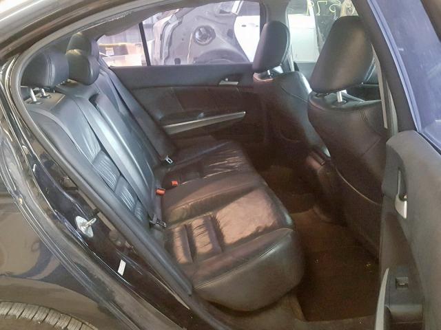 1HGCP36848A073659 - 2008 HONDA ACCORD EXL BLACK photo 6