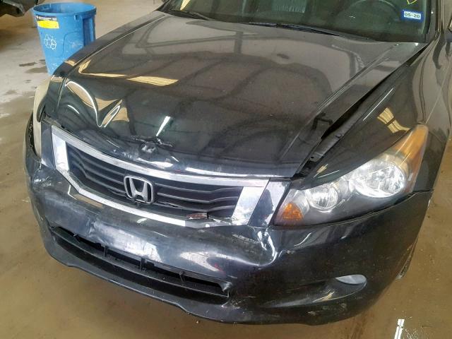 1HGCP36848A073659 - 2008 HONDA ACCORD EXL BLACK photo 9