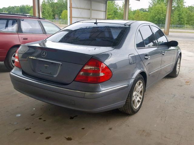 WDBUF56J86A813455 - 2006 MERCEDES-BENZ E 350 CHARCOAL photo 4