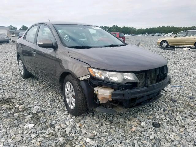 KNAFU4A25A5273670 - 2010 KIA FORTE EX BROWN photo 1