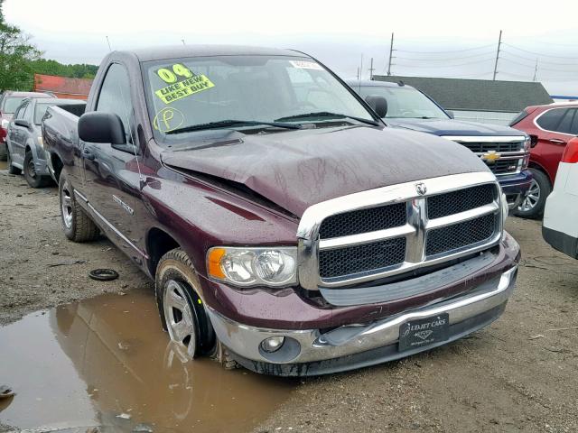 1D7HA16N14J181625 - 2004 DODGE RAM 1500 S PURPLE photo 1