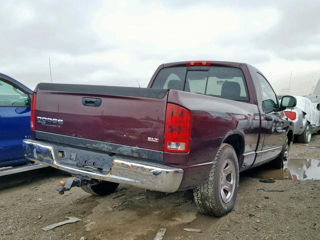 1D7HA16N14J181625 - 2004 DODGE RAM 1500 S PURPLE photo 4