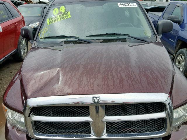 1D7HA16N14J181625 - 2004 DODGE RAM 1500 S PURPLE photo 7