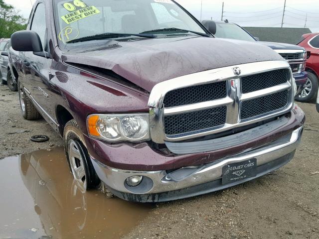 1D7HA16N14J181625 - 2004 DODGE RAM 1500 S PURPLE photo 9