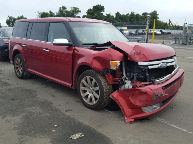 2FMGK5DC9ABB06050 - 2010 FORD FLEX LIMIT RED photo 1