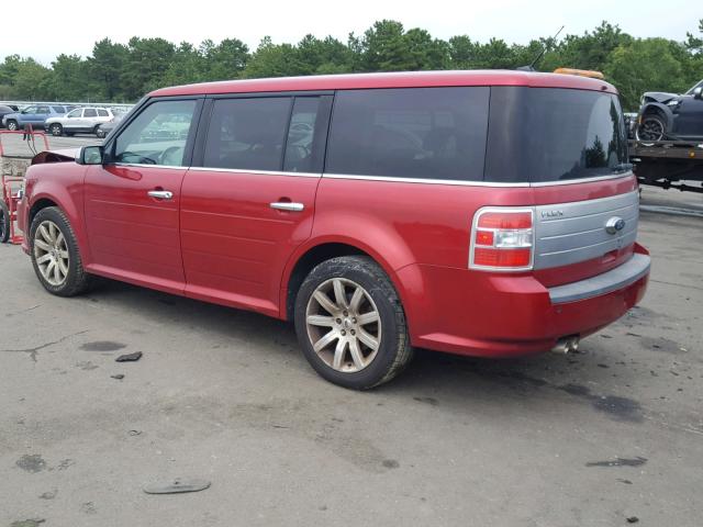 2FMGK5DC9ABB06050 - 2010 FORD FLEX LIMIT RED photo 3