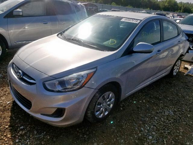 KMHCT4AE6GU942607 - 2016 HYUNDAI ACCENT SE SILVER photo 2