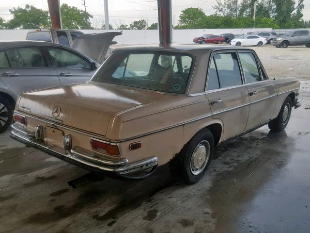 10801812047628 - 1970 MERCEDES-BENZ 280 SE CREAM photo 4