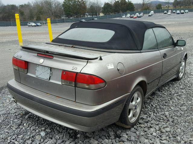 YS3DF78K317002843 - 2001 SAAB 9-3 SE GRAY photo 4