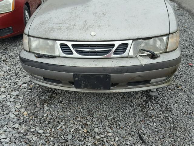 YS3DF78K317002843 - 2001 SAAB 9-3 SE GRAY photo 9