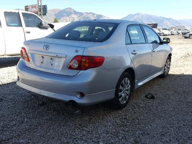 1NXBU40E99Z117657 - 2009 TOYOTA COROLLA BA 银色 照片 4