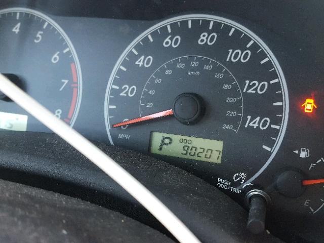 1NXBU40E99Z117657 - 2009 TOYOTA COROLLA BA 银色 照片 8