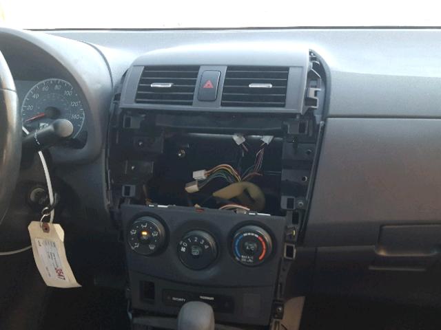 1NXBU40E99Z117657 - 2009 TOYOTA COROLLA BA 银色 照片 9