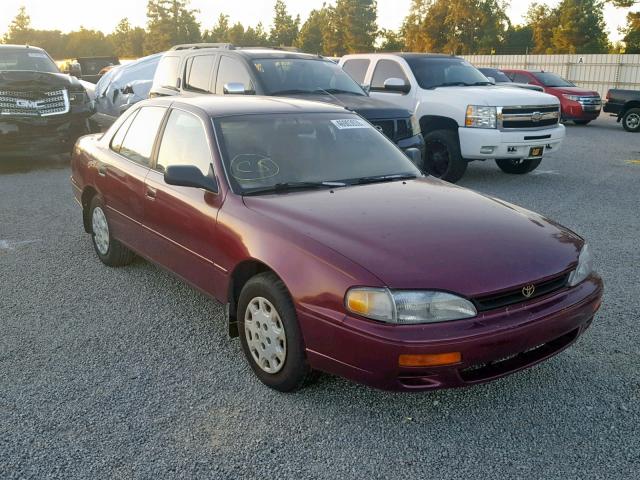 4T1BG12K0TU804011 - 1996 TOYOTA CAMRY DX BURGUNDY photo 1