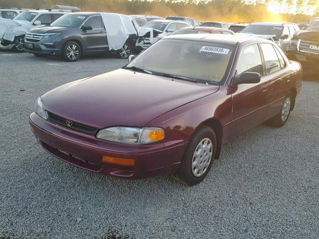 4T1BG12K0TU804011 - 1996 TOYOTA CAMRY DX BURGUNDY photo 2