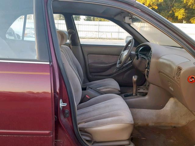 4T1BG12K0TU804011 - 1996 TOYOTA CAMRY DX BURGUNDY photo 5