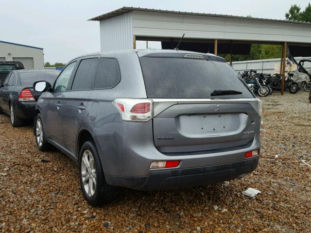 JA4AD3A30EZ019969 - 2014 MITSUBISHI OUTLANDER GRAY photo 3