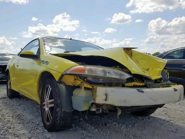 1ZWFT61L415612597 - 2001 MERCURY COUGAR V6 YELLOW photo 1