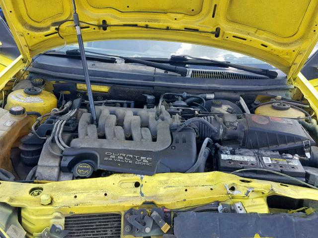 1ZWFT61L415612597 - 2001 MERCURY COUGAR V6 YELLOW photo 7