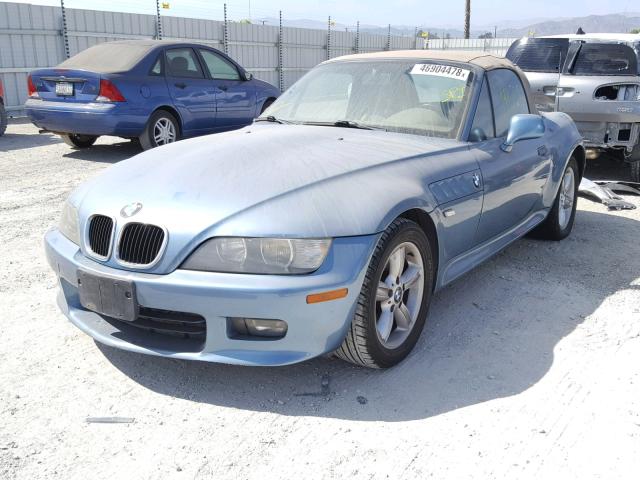 WBACN33441LK46612 - 2001 BMW Z3 2.5 BLUE photo 2