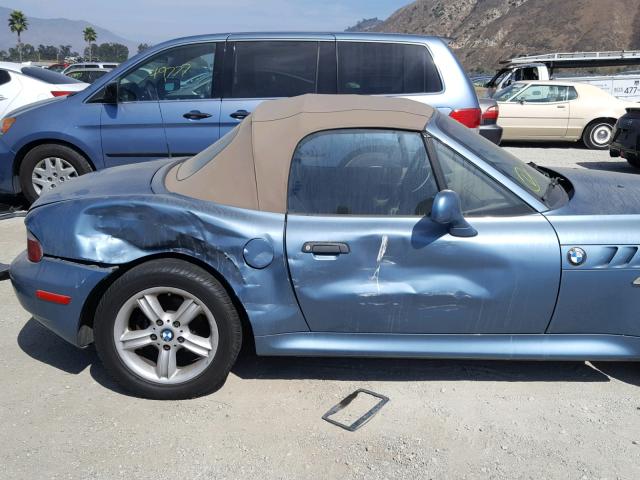 WBACN33441LK46612 - 2001 BMW Z3 2.5 BLUE photo 9