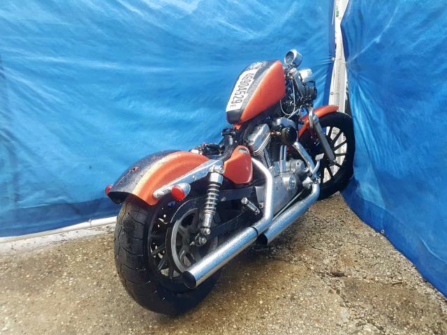 1HD4CR2157K460710 - 2007 HARLEY-DAVIDSON XL883 L ORANGE photo 4