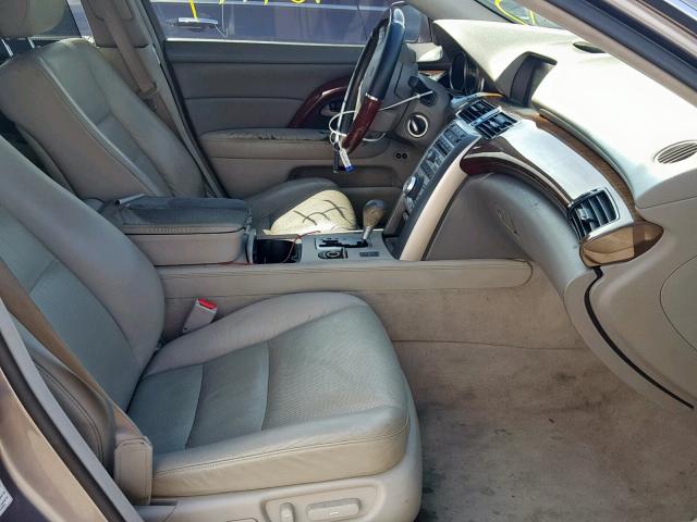 JH4KB16668C004521 - 2008 ACURA RL BLUE photo 5