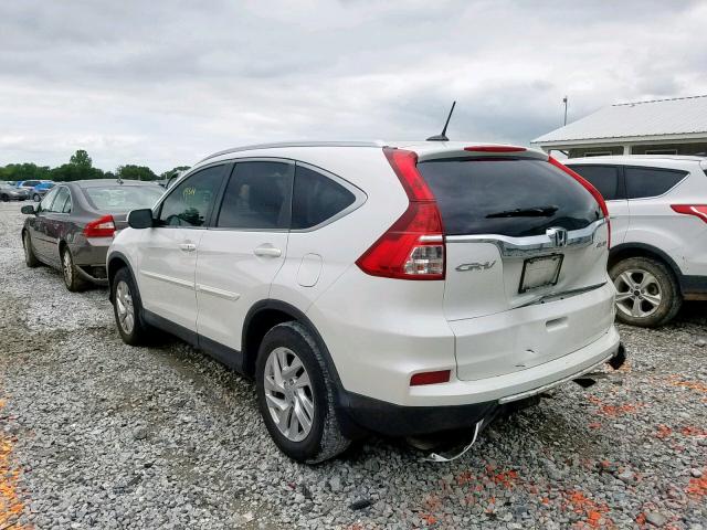 5J6RM4H7XGL118211 - 2016 HONDA CR-V EXL WHITE photo 3