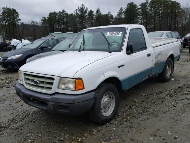 1FTYR10U12TA04478 - 2002 FORD RANGER TWO TONE photo 2