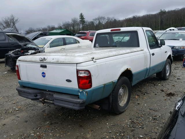 1FTYR10U12TA04478 - 2002 FORD RANGER TWO TONE photo 4