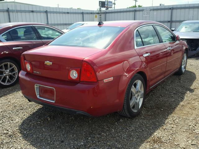 1G1ZC5E07CF234067 - 2012 CHEVROLET MALIBU 1LT RED photo 4