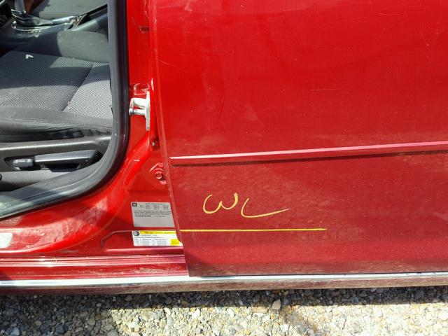 1G1ZC5E07CF234067 - 2012 CHEVROLET MALIBU 1LT RED photo 9