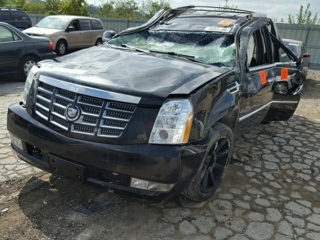 3GYT4NEFXBG277453 - 2011 CADILLAC ESCALADE E BLACK photo 2