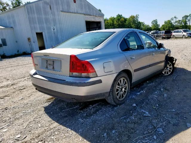 YV1RS61T942389917 - 2004 VOLVO S60 SILVER photo 4