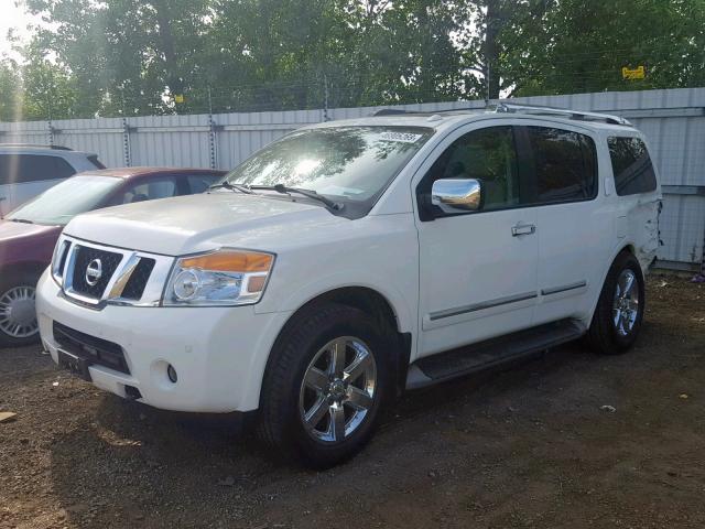 5N1AA0NE5BN613710 - 2011 NISSAN ARMADA PLA WHITE photo 2