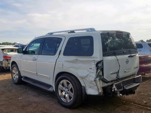 5N1AA0NE5BN613710 - 2011 NISSAN ARMADA PLA WHITE photo 3