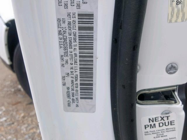 1C4NJCBA2GD687835 - 2016 JEEP COMPASS SP 白色 照片 10