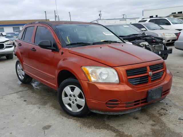 1B3HB28B08D720712 - 2008 DODGE CALIBER ORANGE photo 1