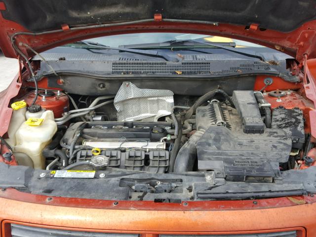 1B3HB28B08D720712 - 2008 DODGE CALIBER ORANGE photo 7