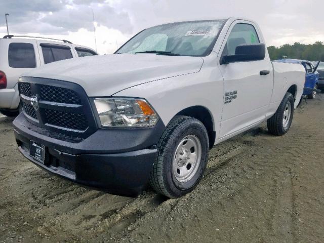 3C6JR6AG4KG509975 - 2019 RAM 1500 CLASS WHITE photo 2