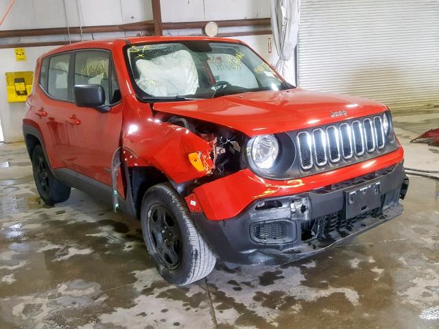 ZACCJBATXGPD76191 - 2016 JEEP RENEGADE S RED photo 1