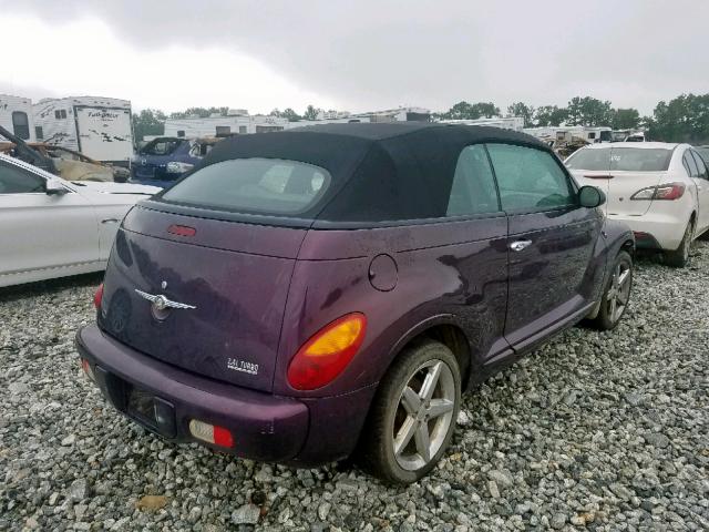 3C3AY75S85T347834 - 2005 CHRYSLER PT CRUISER PURPLE photo 4