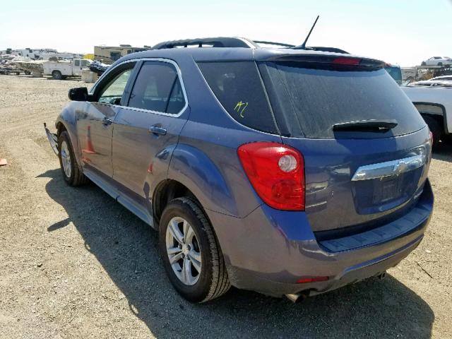 2GNFLPE33D6161864 - 2013 CHEVROLET EQUINOX LT BLUE photo 3