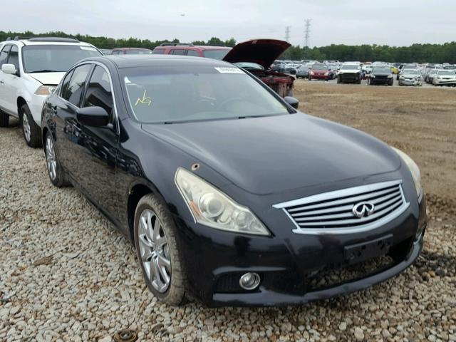 JN1CV6AP8AM201655 - 2010 INFINITI G37 BASE BLACK photo 1