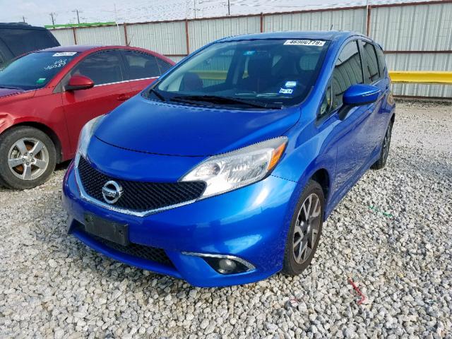 3N1CE2CP5FL354632 - 2015 NISSAN VERSA NOTE BLUE photo 2