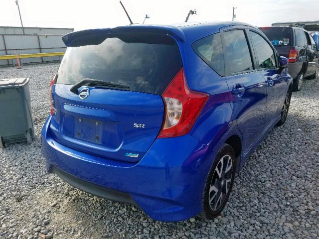 3N1CE2CP5FL354632 - 2015 NISSAN VERSA NOTE BLUE photo 4