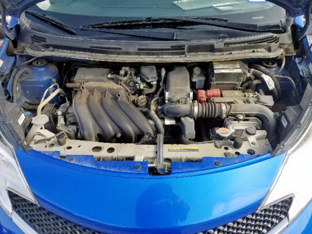 3N1CE2CP5FL354632 - 2015 NISSAN VERSA NOTE BLUE photo 7