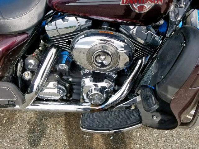 1HD1FC4187Y710457 - 2007 HARLEY-DAVIDSON FLHTCUI BURGUNDY photo 7