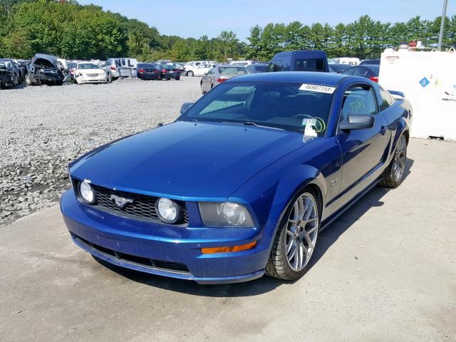 1ZVFT82H365227582 - 2006 FORD MUSTANG GT BLUE photo 2